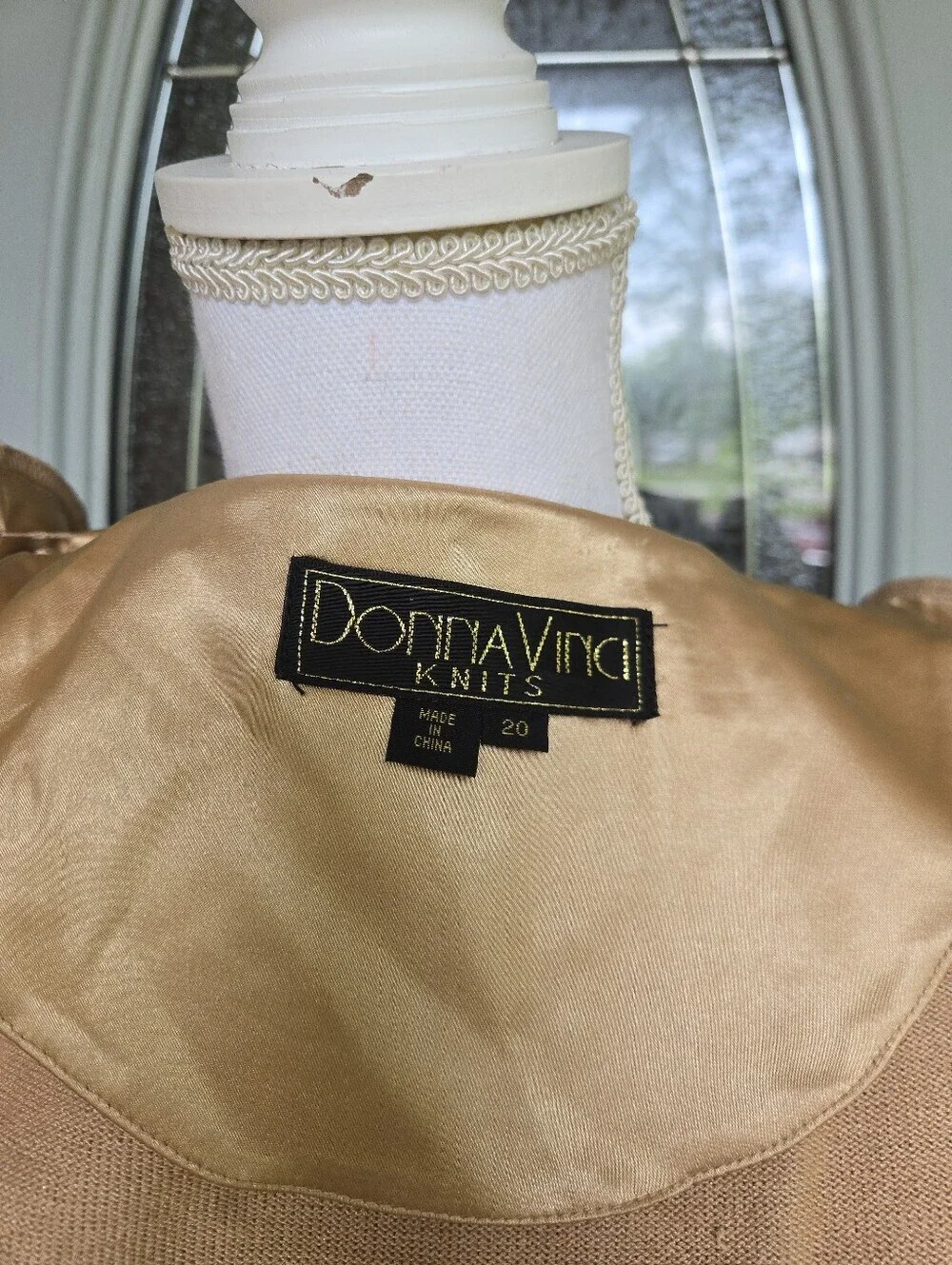 DonnaVinci Knit Skirt Set Church Suit